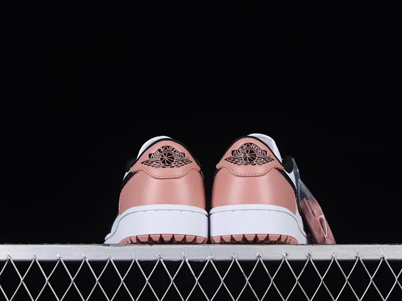 All categories Air Jordan Jordan series basketball shoes Air Jordan 1 Low Z version Air Jordan 1 Low Golf "Rust Pink" AJ1 Joe 1 new golf version black and white pink DD9315-106